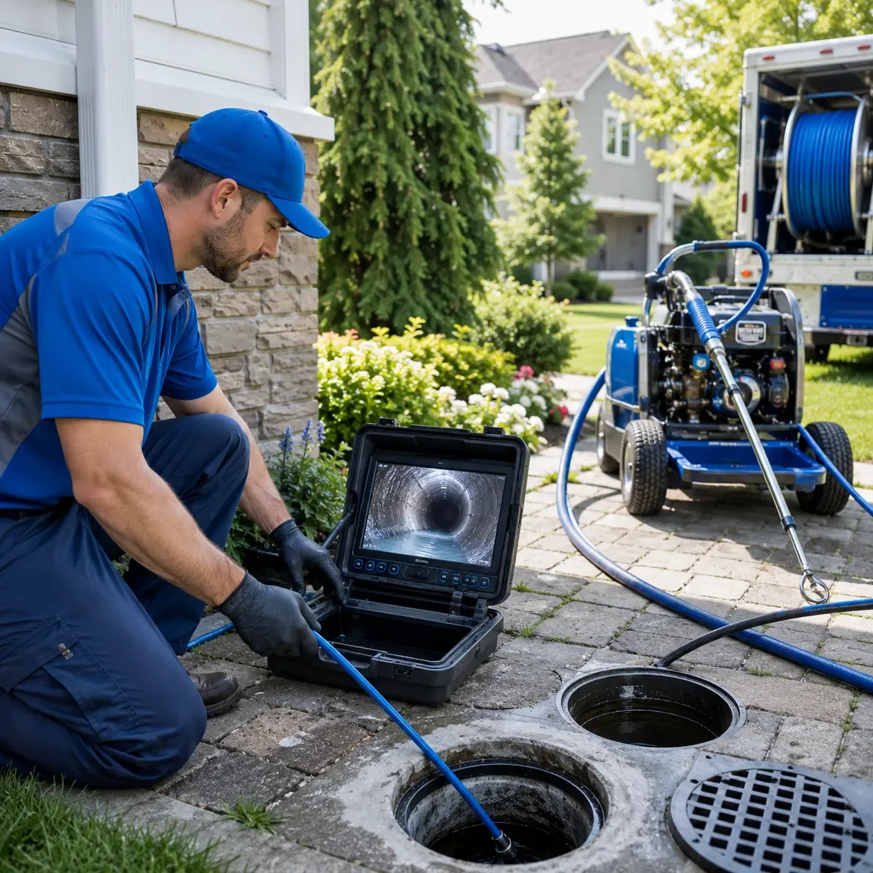 Outdoor drain cleaning professionals serving Sage, AR